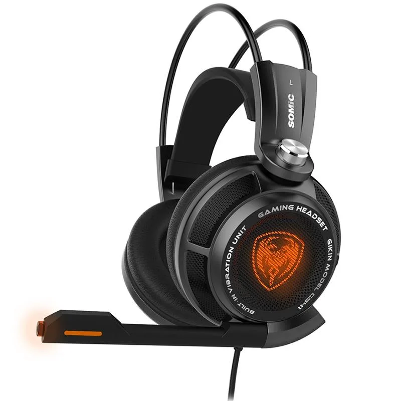 Somic G941 7.1 Virtual Surround Sound USB Gaming Headset Vibrating Function Mic Voice Control accessory — product photo