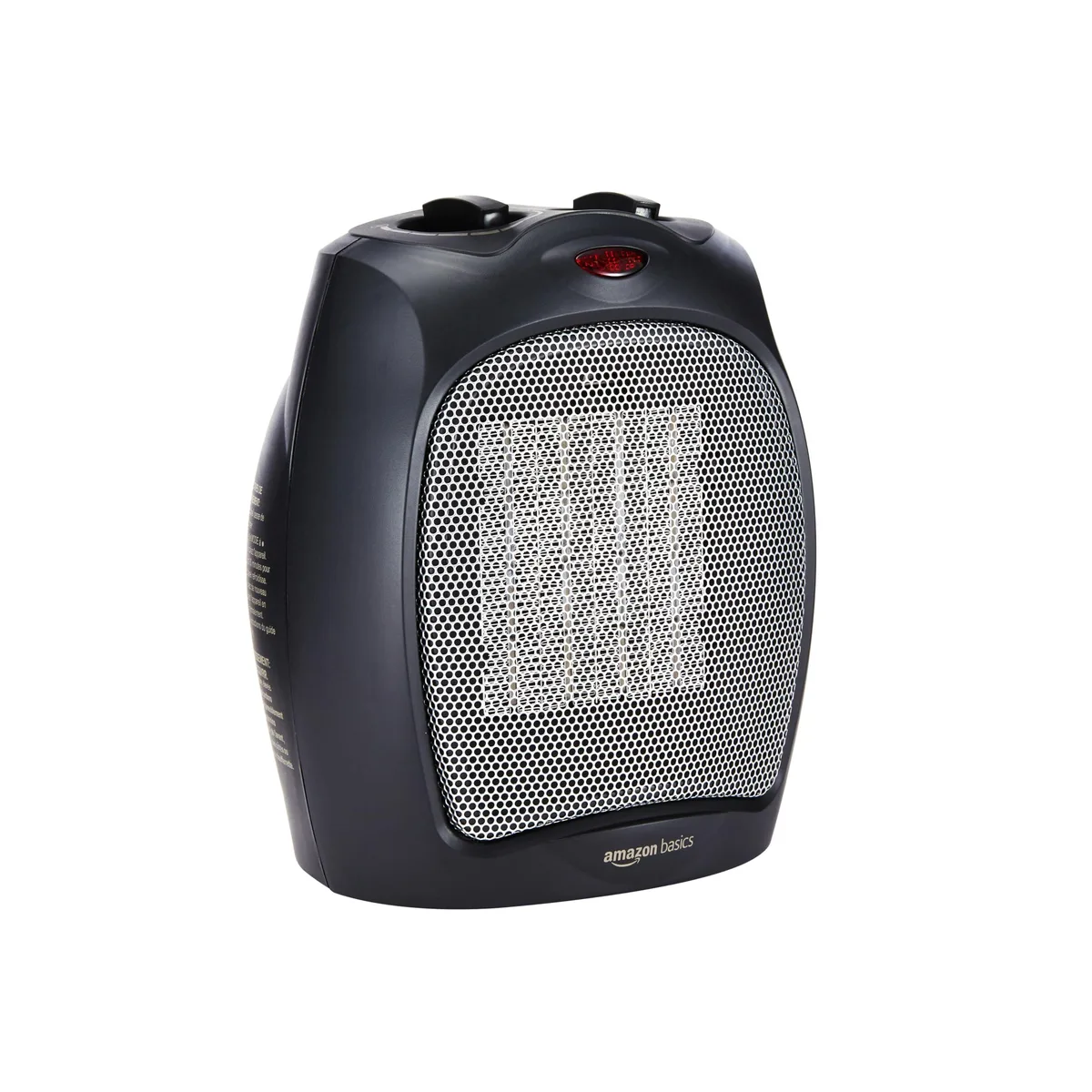Ceramic Space Heater 1500W Black Non-Oscillating — product photo