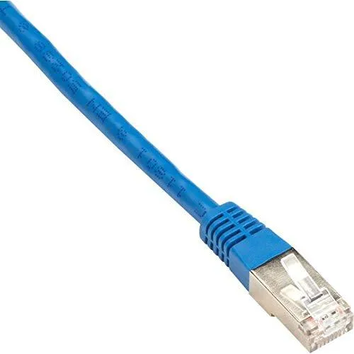 Black Box Corporation Black Box EVNSL0272BL-0003 CAT6 250-MHz Shielded Slimline Stranded Patch Cable 3m Blue — product photo
