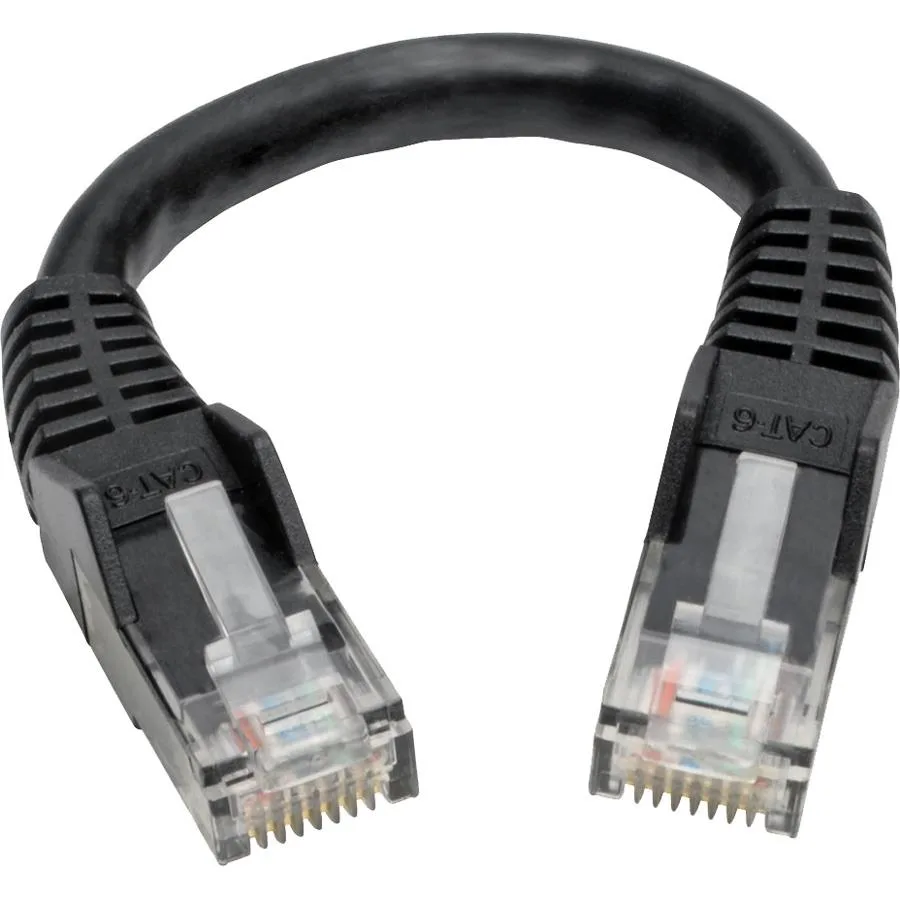 Tripp Lite Tripp Lite N201-06N-BK Cat6 network ethernet cable 6 in black — product photo