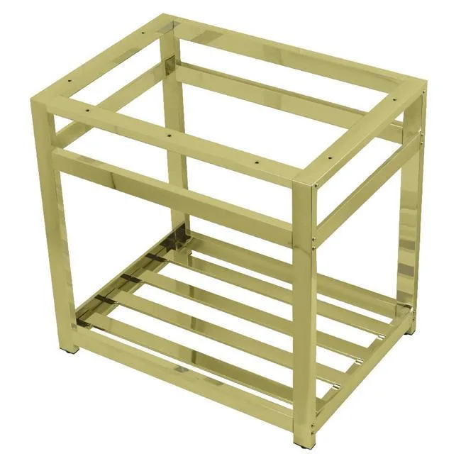 Fauceture Fauceture VSP3122A2 31 x 22 in Steel Console Sink Base Polished Brass — product photo