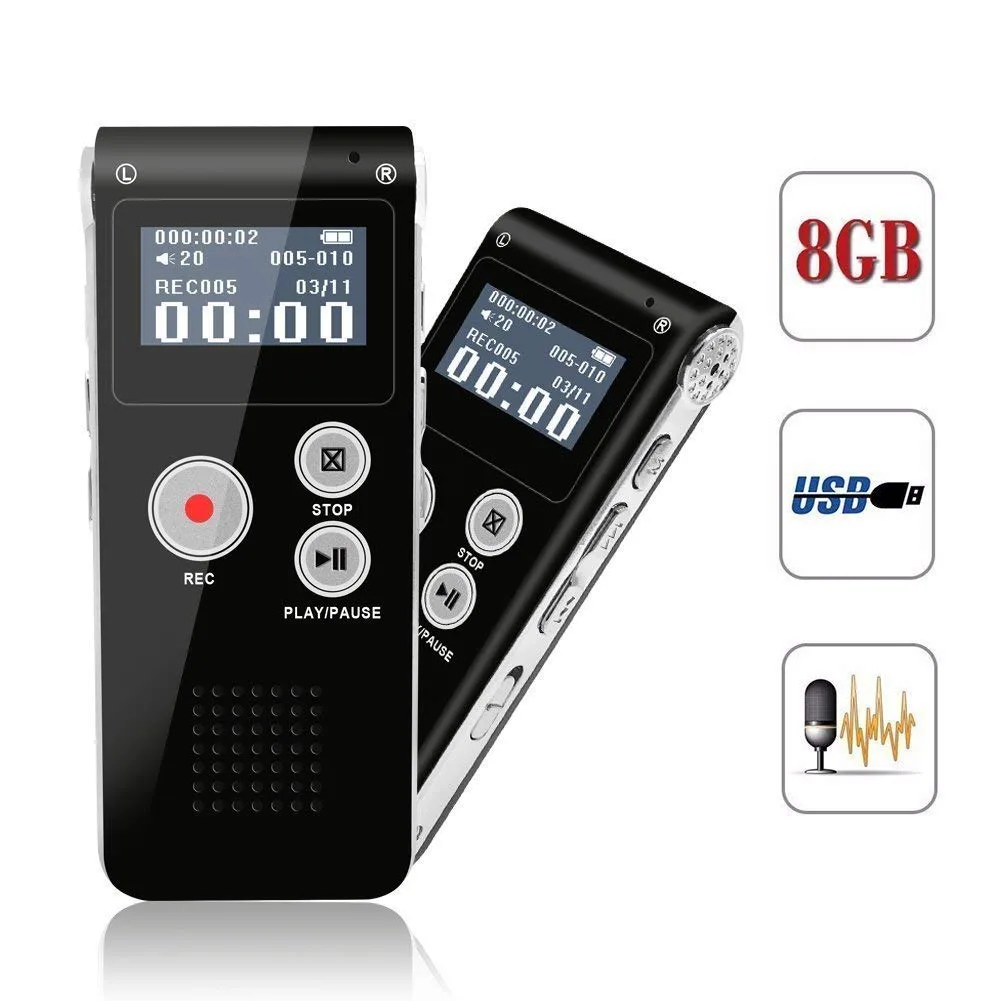 Werleo Werleo 8GB Voice Recorder Black — product photo