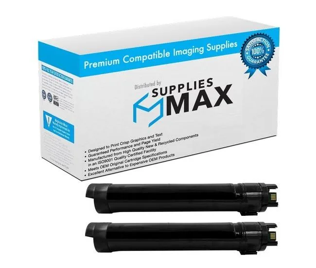 SuppliesMax SuppliesMax XER106R03394_2PK Black High Yield Toner Cartridge 2 Pack 31000 Pages — product photo