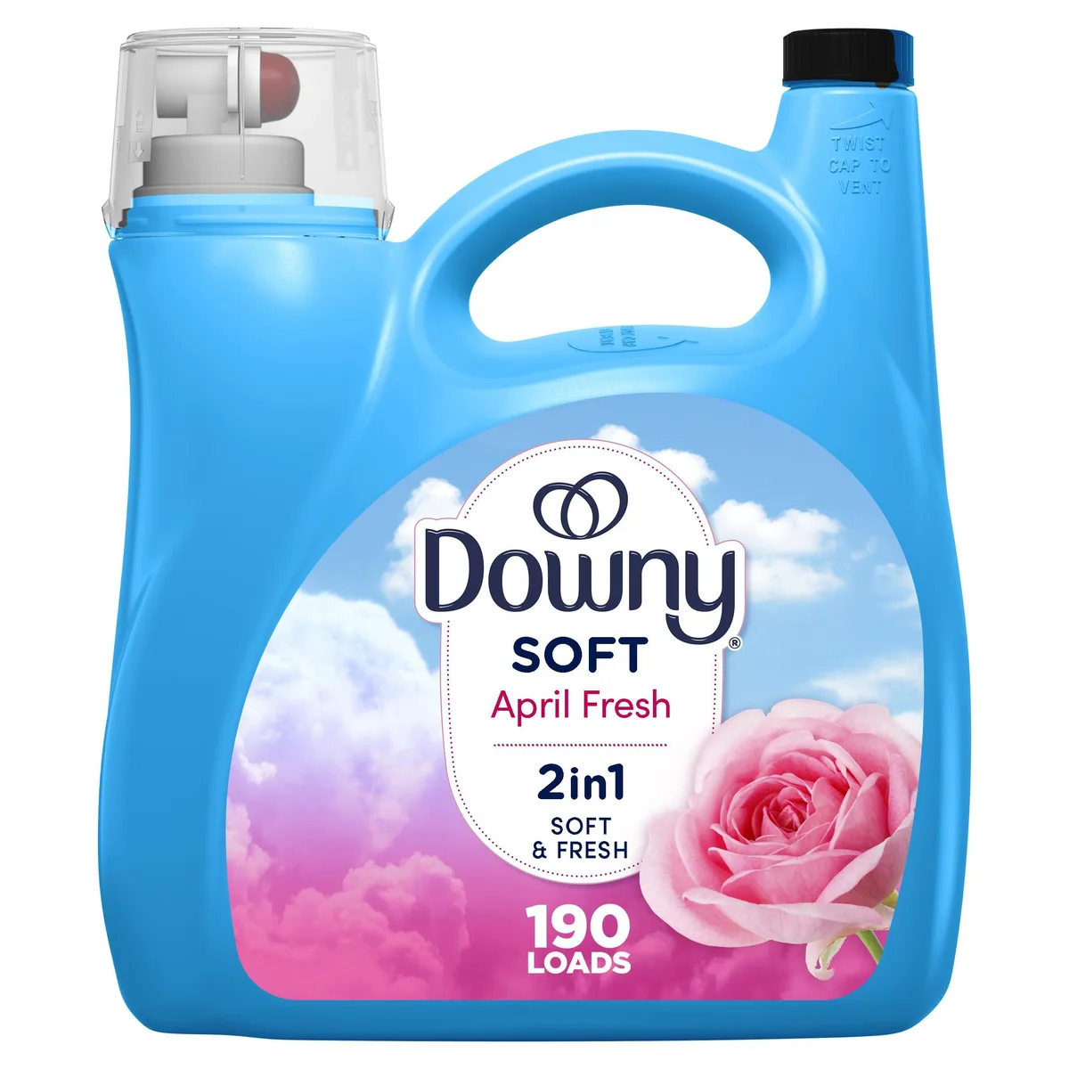  Downy 30772119860 April Fresh 2-in-1 140 Fl Oz 190 Loads dryer accessory — product photo