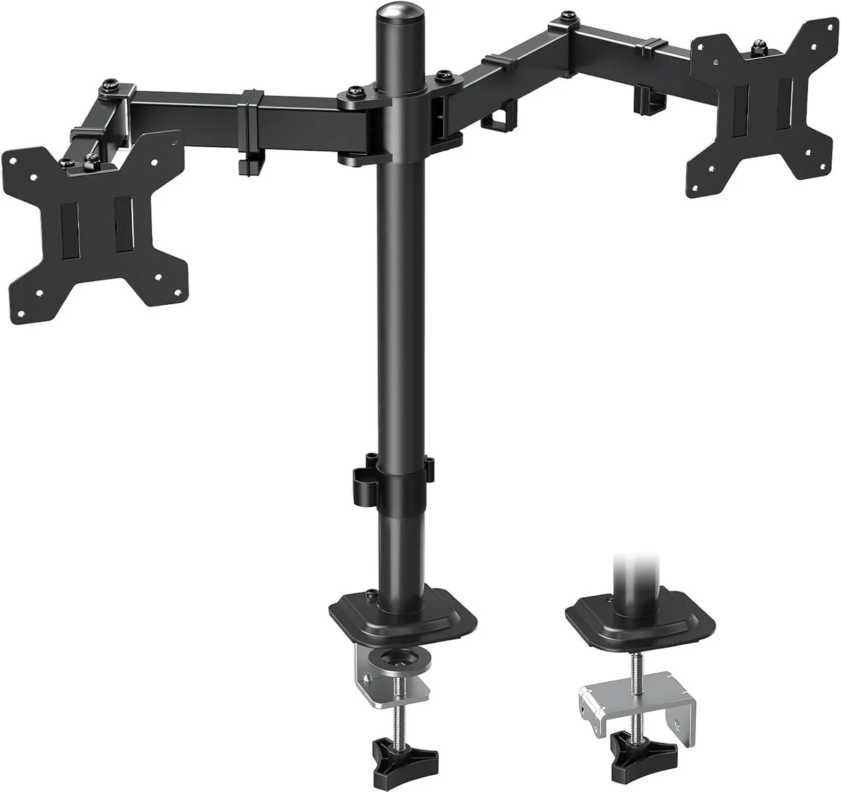 PISKEKAT PISKEKAT Dual Monitor Mount 32" 17.6lb C-Clamp Grommet — product photo