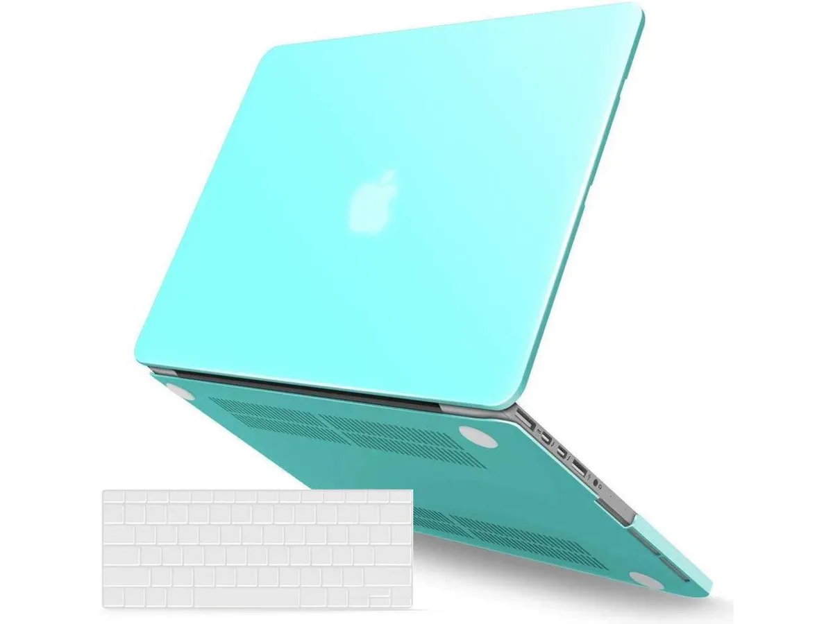 Werleo Werleo A1502 hard shell laptop case turquoise with keyboard cover — product photo