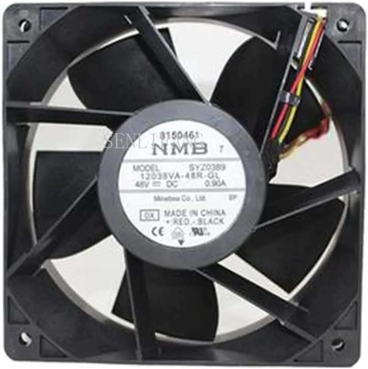 Vszerda Vszerda 12038VA-48R-GL 48V 0.90A 3-Wire 120mm IP55 case fan — product photo