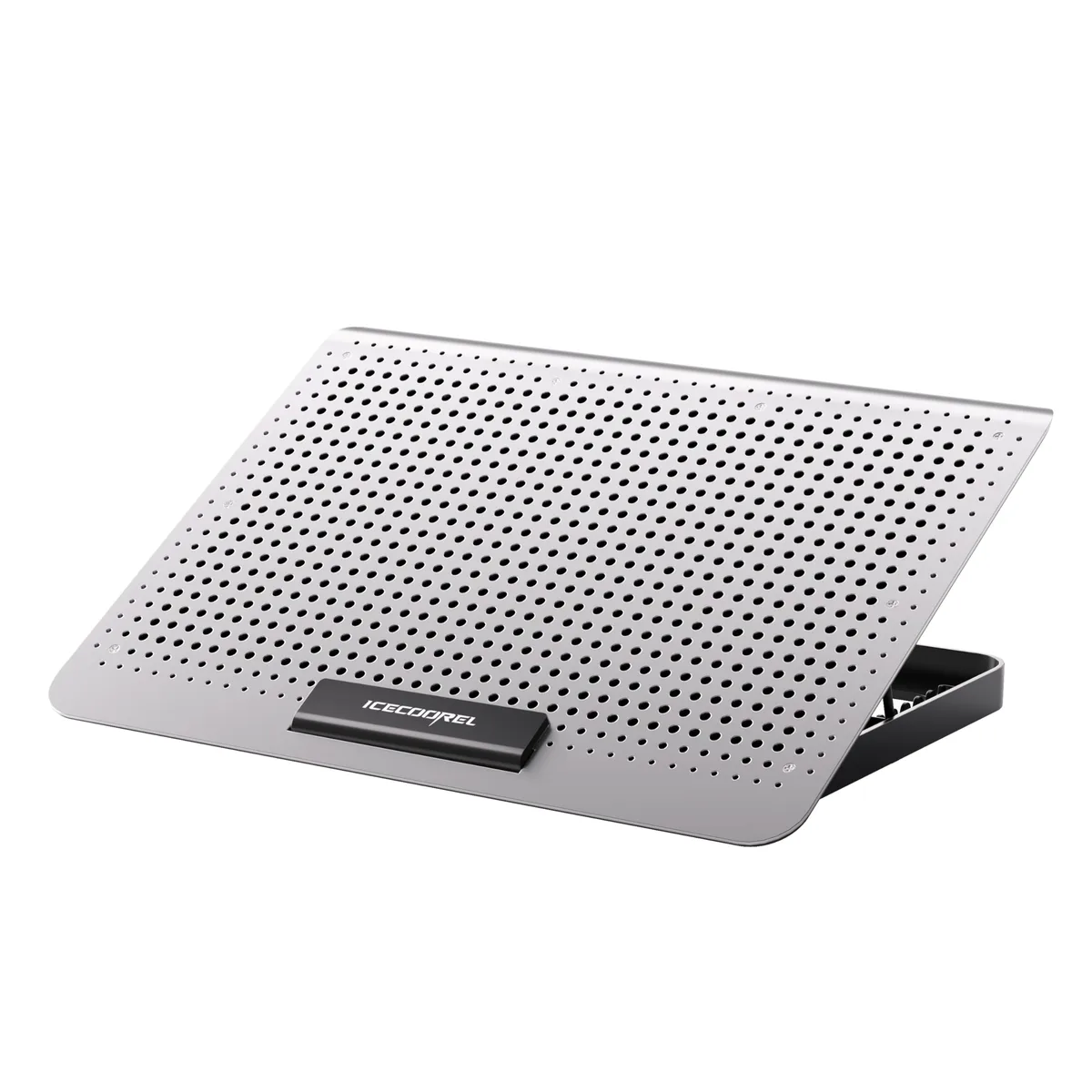 ENHANCE ICE COOREL Laptop Cooling Pad 160mm Fan 12-17in Silver — product photo
