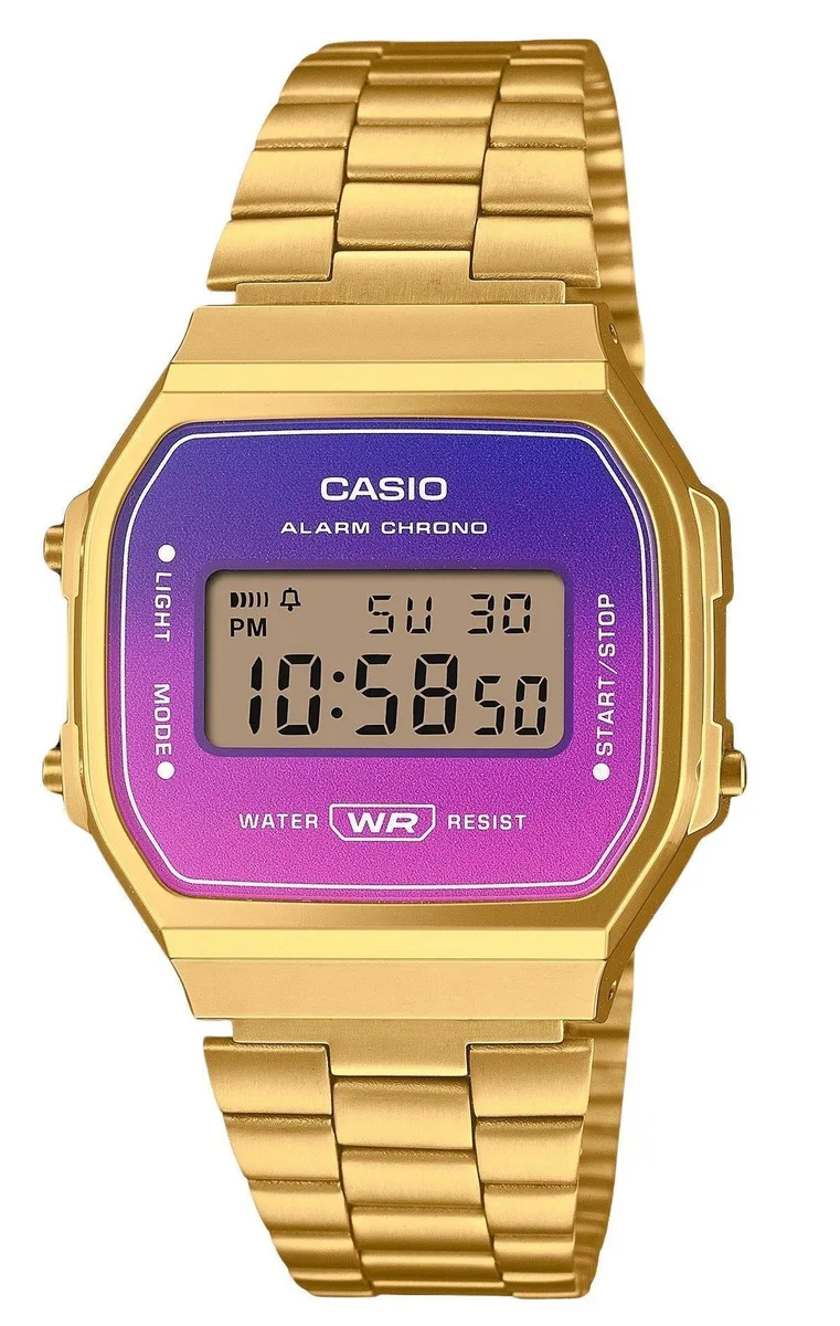 CASIO CASIO A168WERG-2A Gold Tone Digital Watch 36.30 mm — product photo