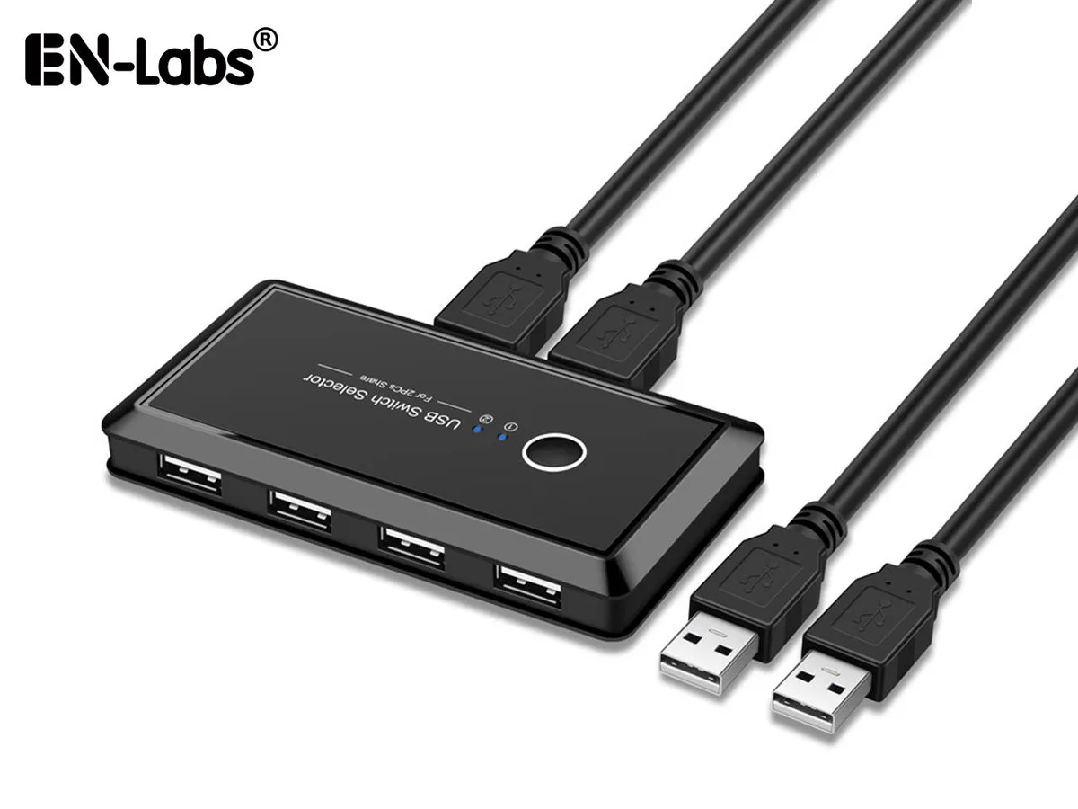 EN-Labs EN-Labs USB 2.0 Switch 2 Computers 4 Devices — product photo