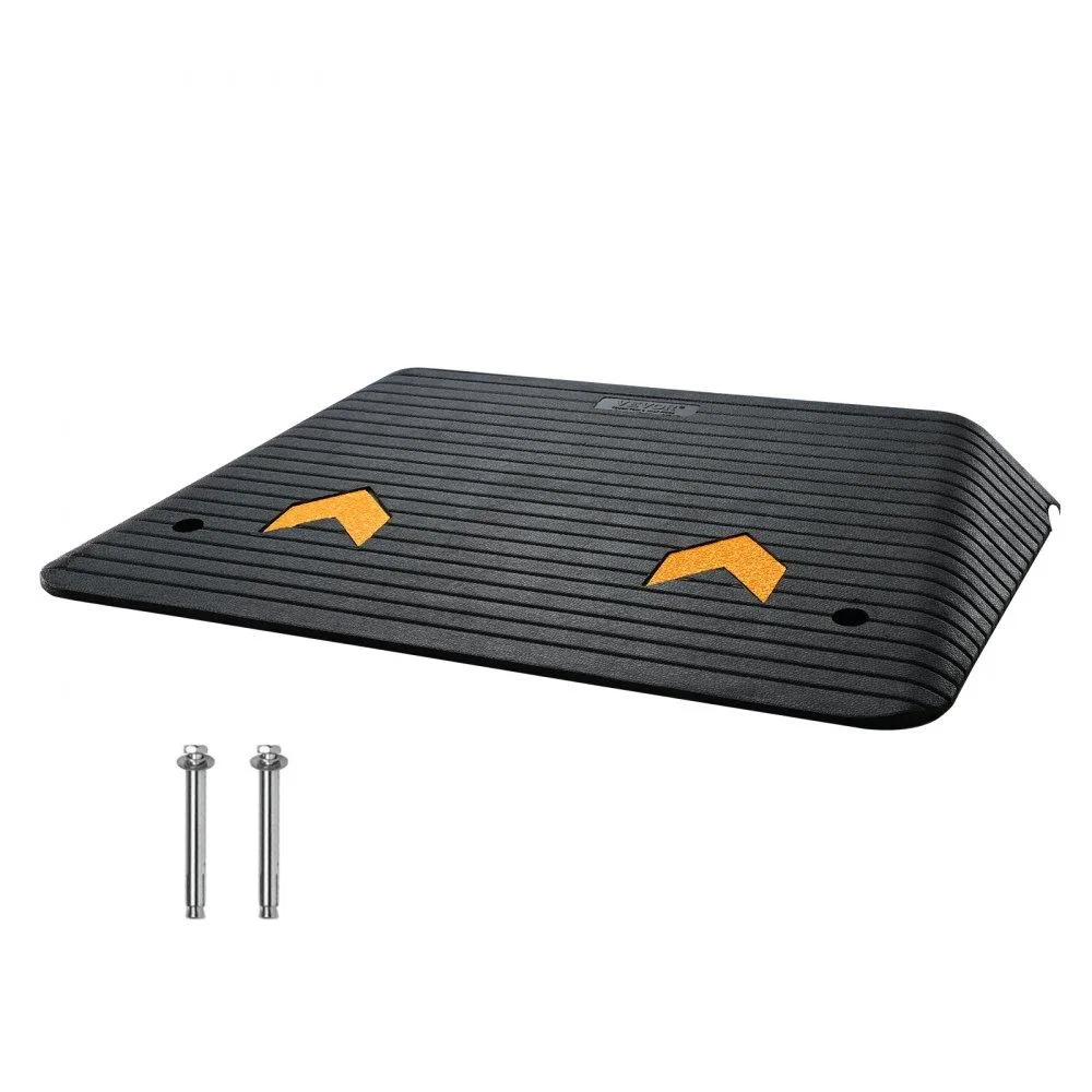 VEVOR VEVOR Rubber Threshold Ramp 4" Rise 1 Channel 35.5" x 24.4" x 4" 33069 lbs — product photo