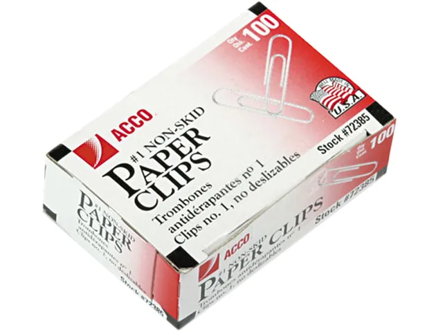 ACCO ACCO 72385 Jumbo Paper Clips, 1000/Pack — product photo
