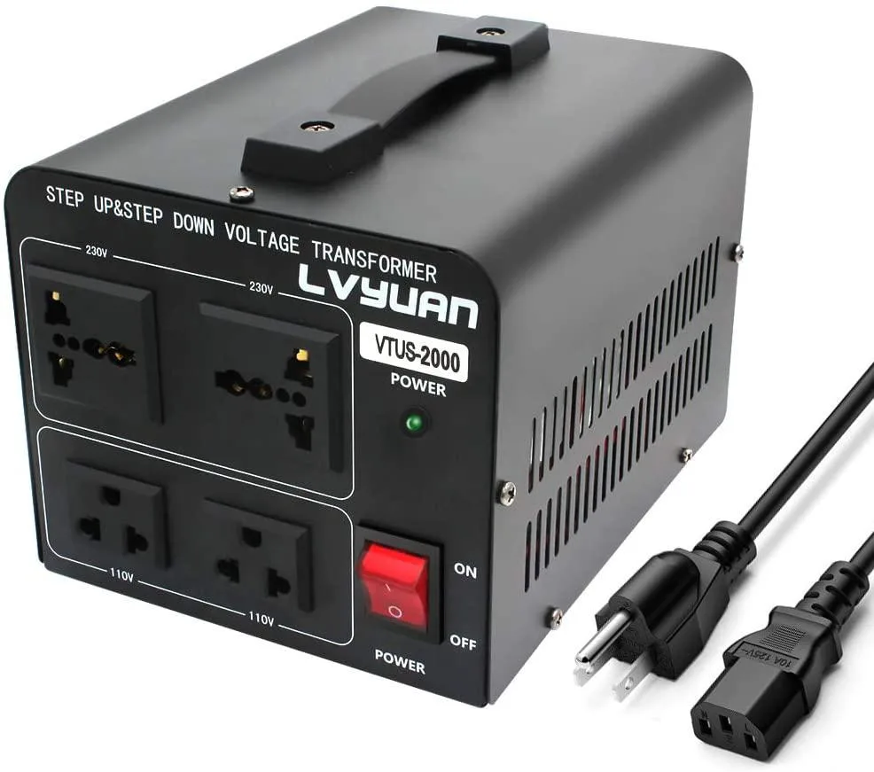 Value Brand Value Brand 2000W Voltage Converter Transformer 110-240V — product photo