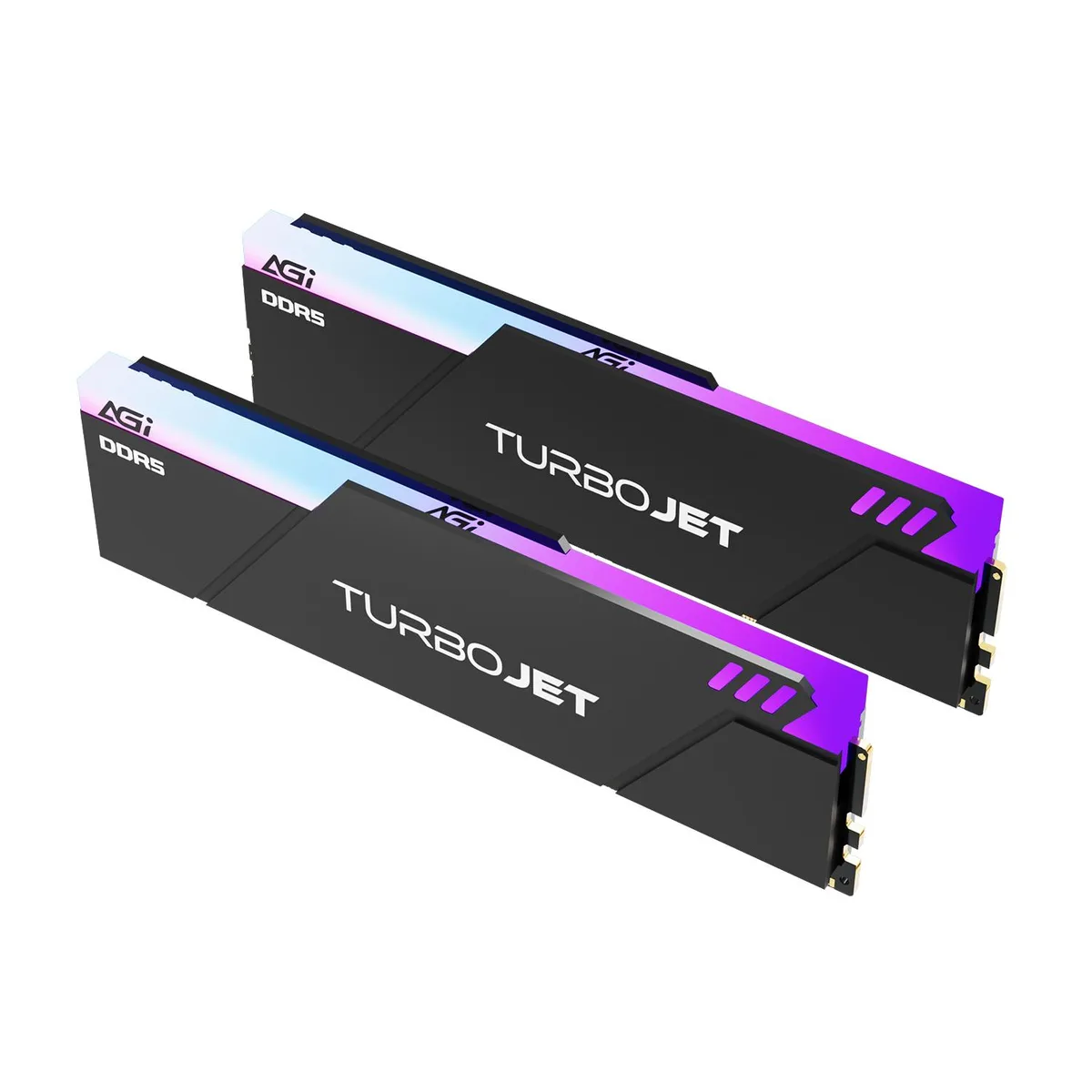 AGI AGI UD858 TURBOJET RGB DDR5 6000MHz 48GB (2x24GB) CL30 desktop RAM — product photo
