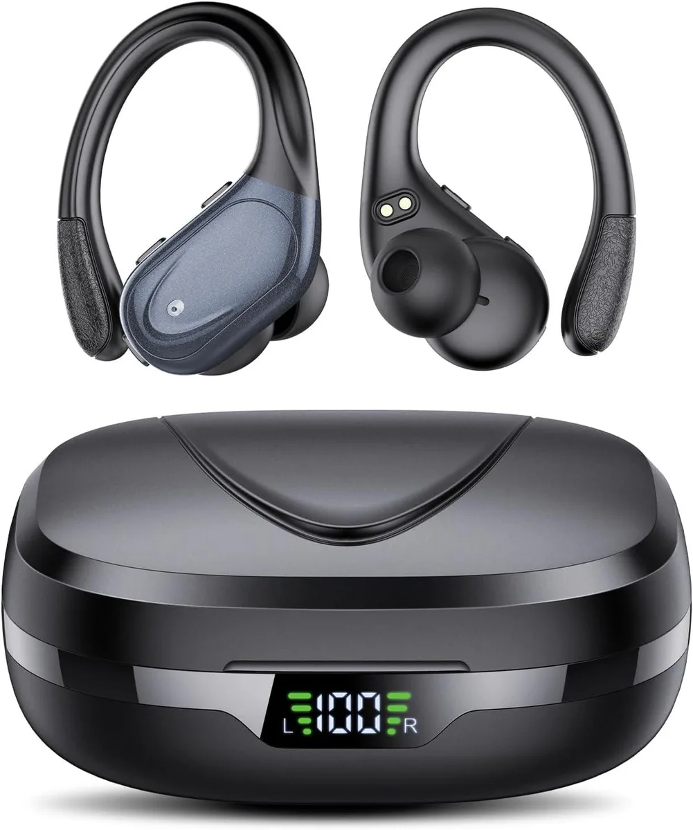 MAONO MAONO Wireless Earbuds Bluetooth 5.3 60hrs IPX7 Black — product photo
