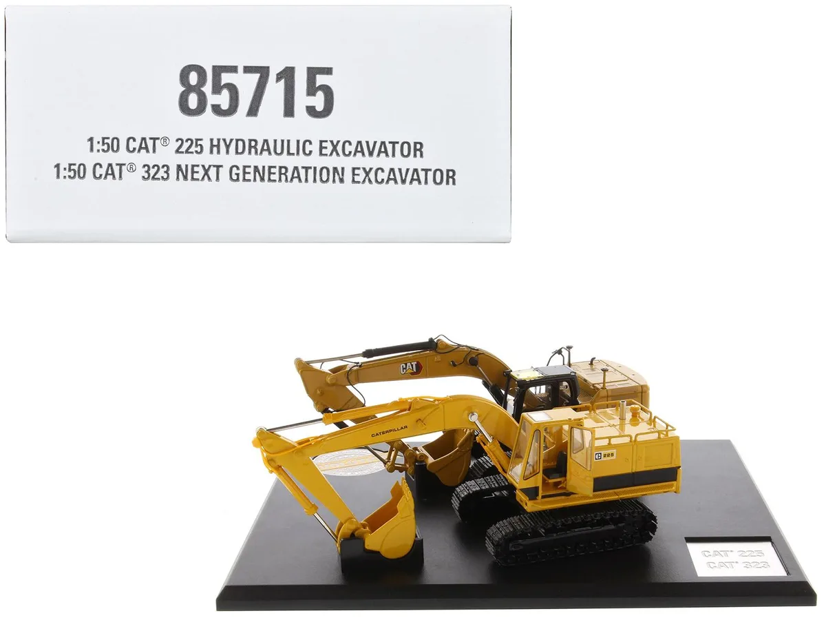 DieCast Masters DieCast Masters CAT 225 &amp; 323 Evolution Series 1/50 Hobby Collectible Set — product photo