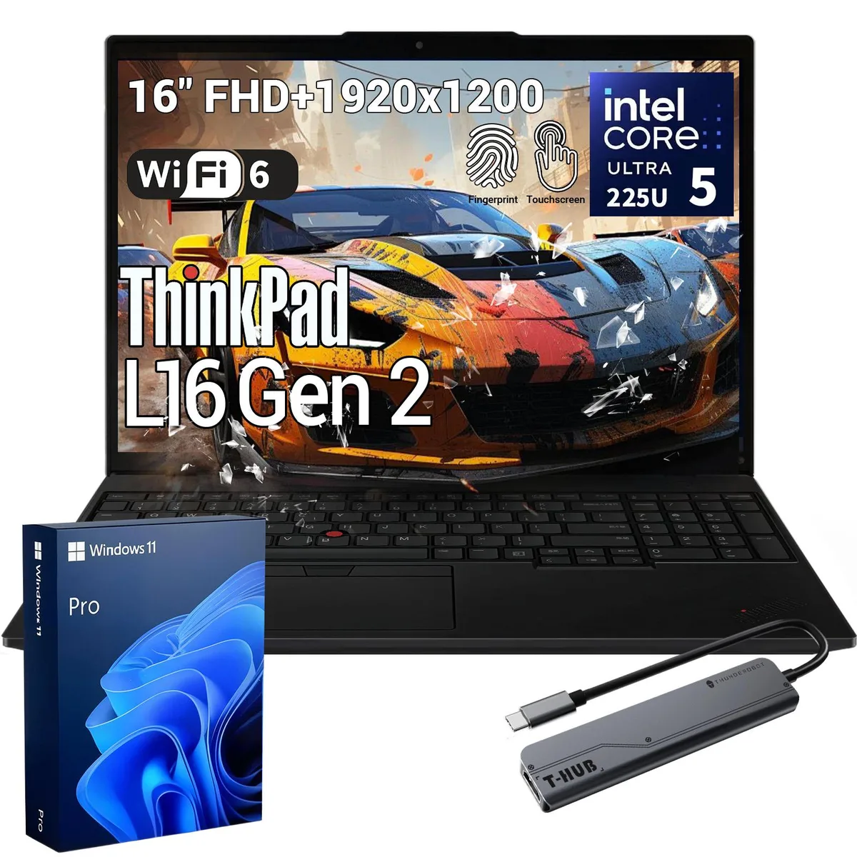 Lenovo Lenovo ThinkPad L16 Intel Core Ultra 5 225U 64GB DDR5 2TB laptop — product photo