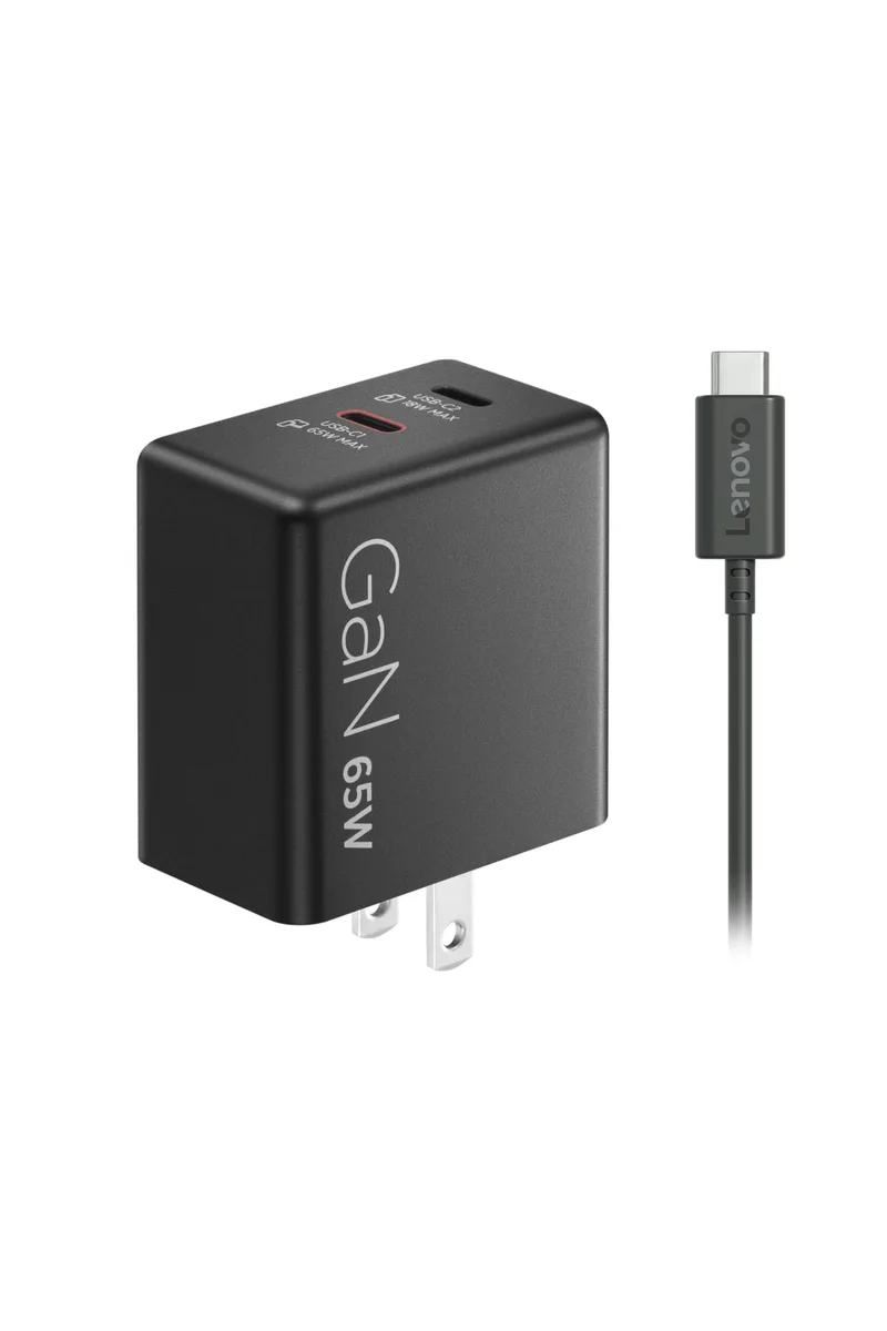  Dell CC65 65W GaN USB-C Power Adapter 45W+18W Black — product photo