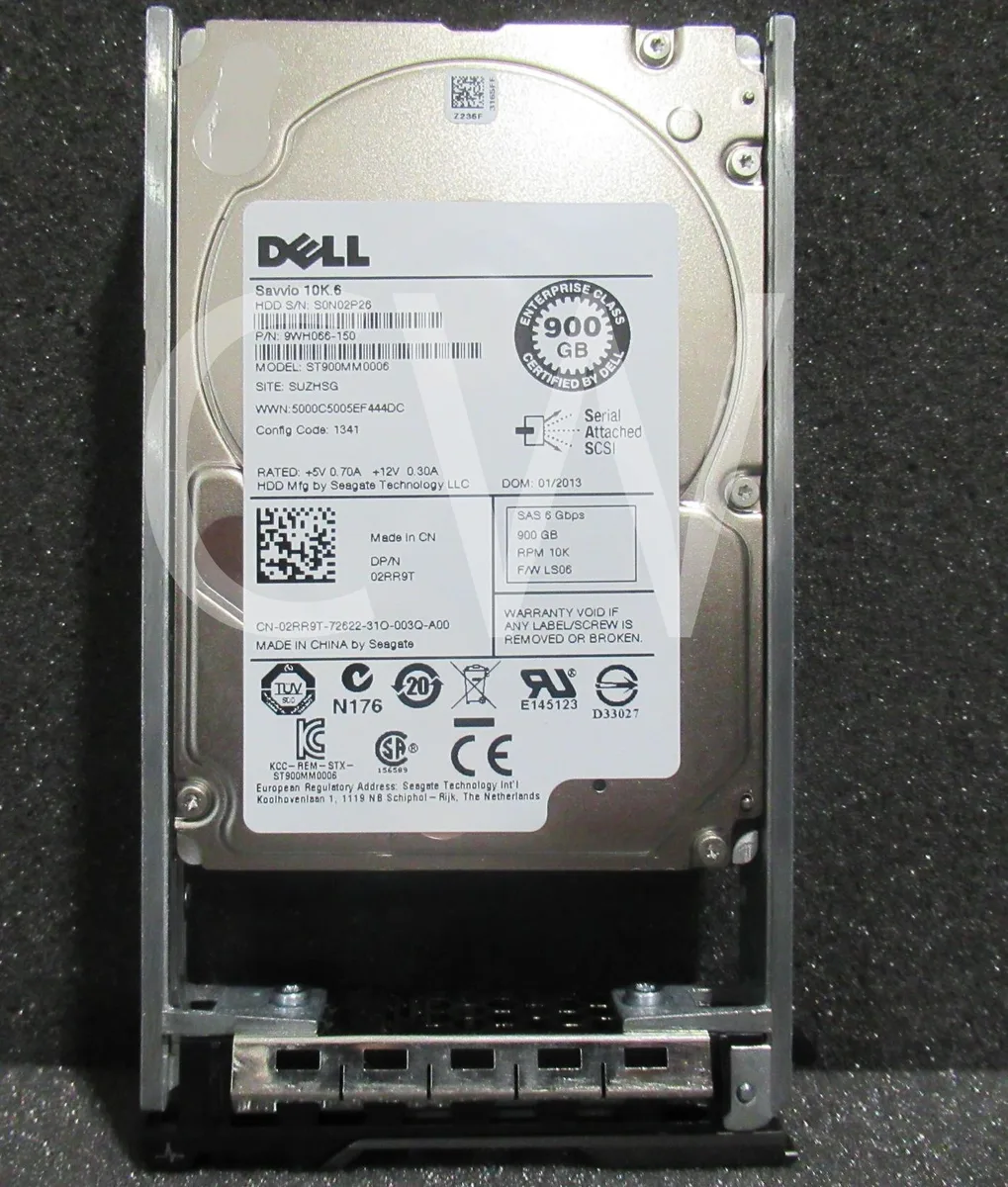 DELL DELL ST900MM0006 900GB 10000RPM 64MB 2.5" SAS internal hard drive — product photo