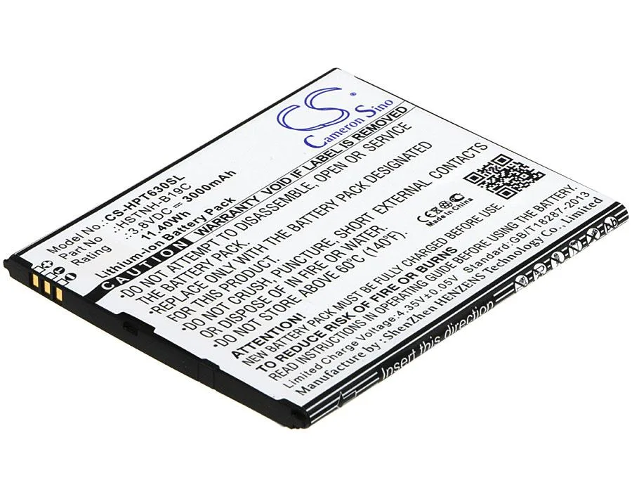 Cameron &amp; Co Cameron &amp; Co DS-CS-HPT630SL Battery 3.8V 3000mAh Black — product photo