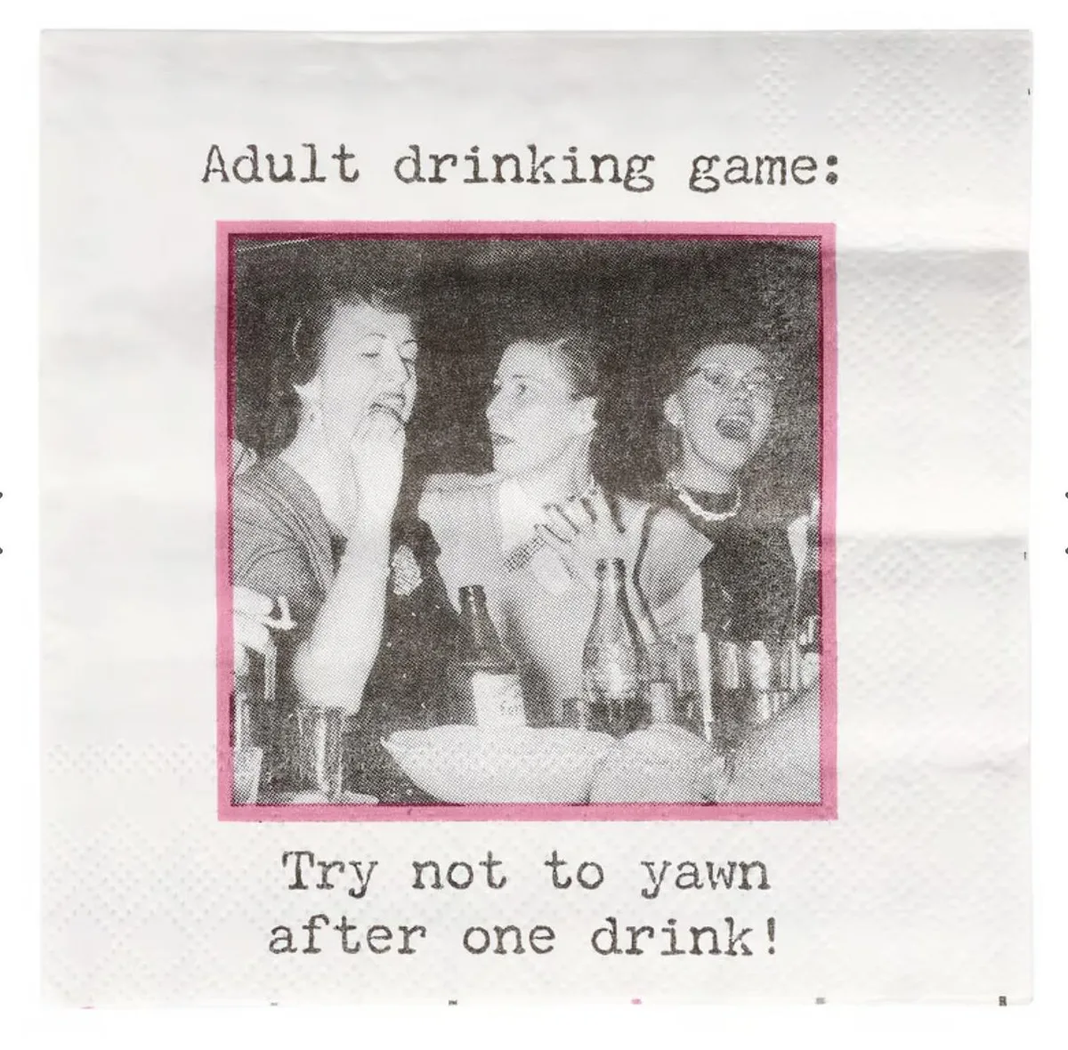 Primitives By Kathy Primitives By Kathy Trash Talk Adult Drinking Game Beverage Napkins 20pk — product photo