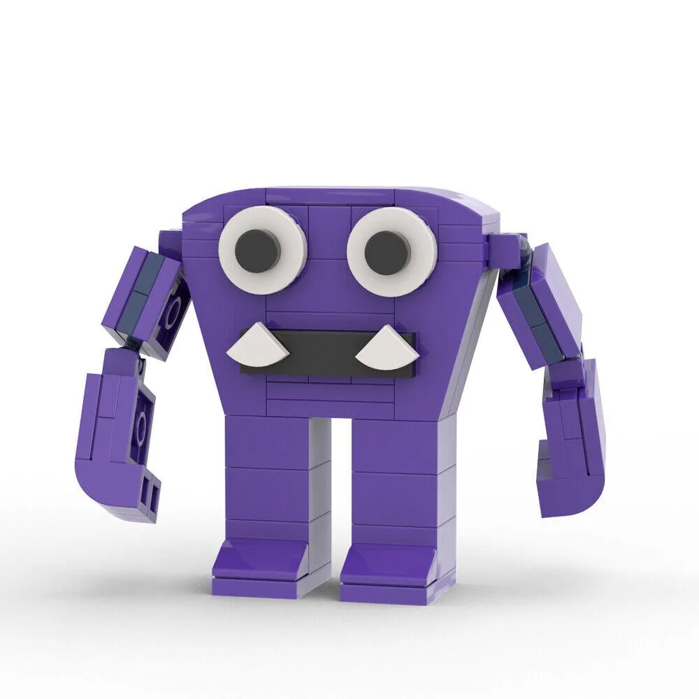 ZITIANYOUBUILD ZITIANYOUBUILD Tiny Purple Monster Captain Building Toys 59 Pieces MOC — product photo