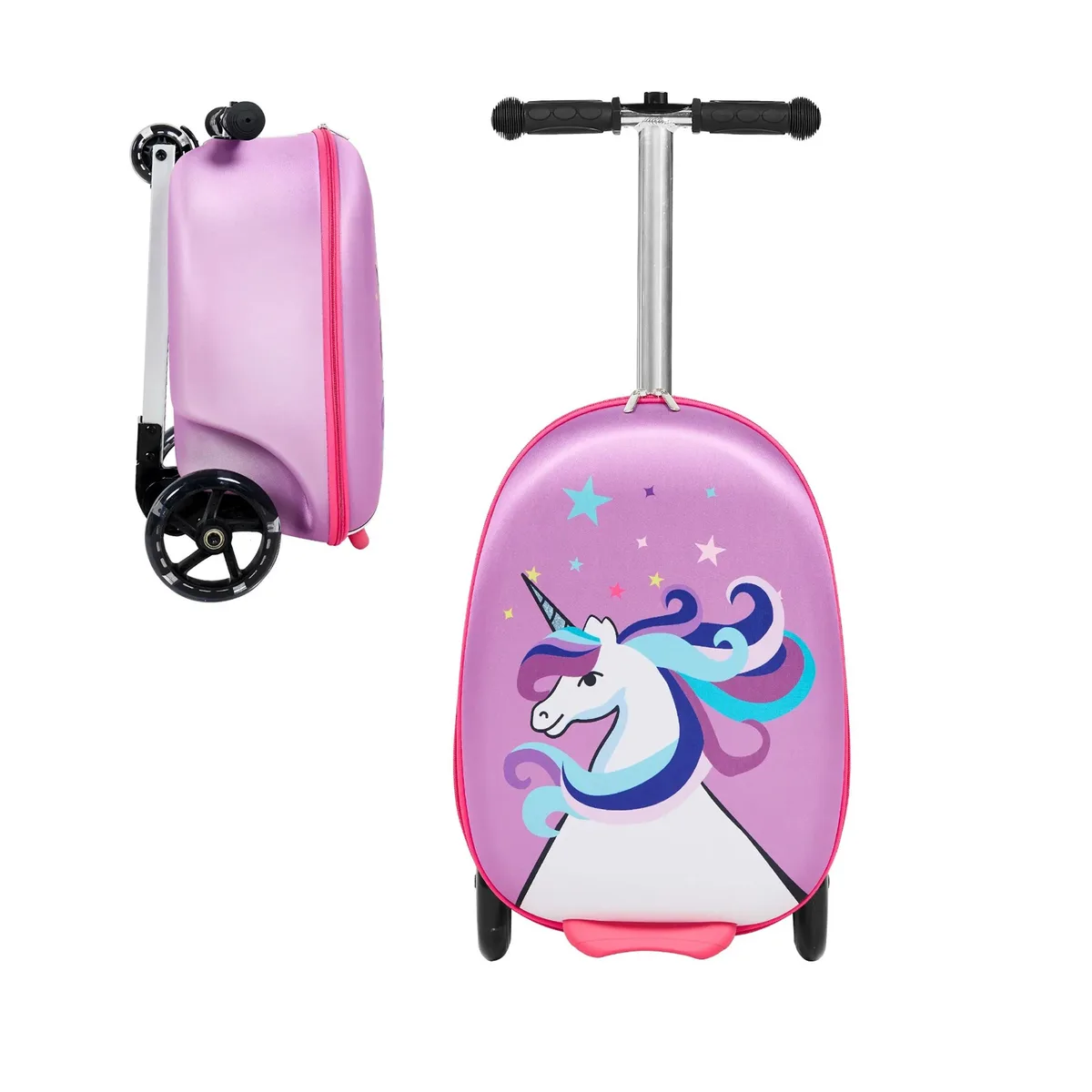 GoPowerbike GoPowerbike GoVoyage KLG1B 2-in-1 Luggage Scooter Pink — product photo