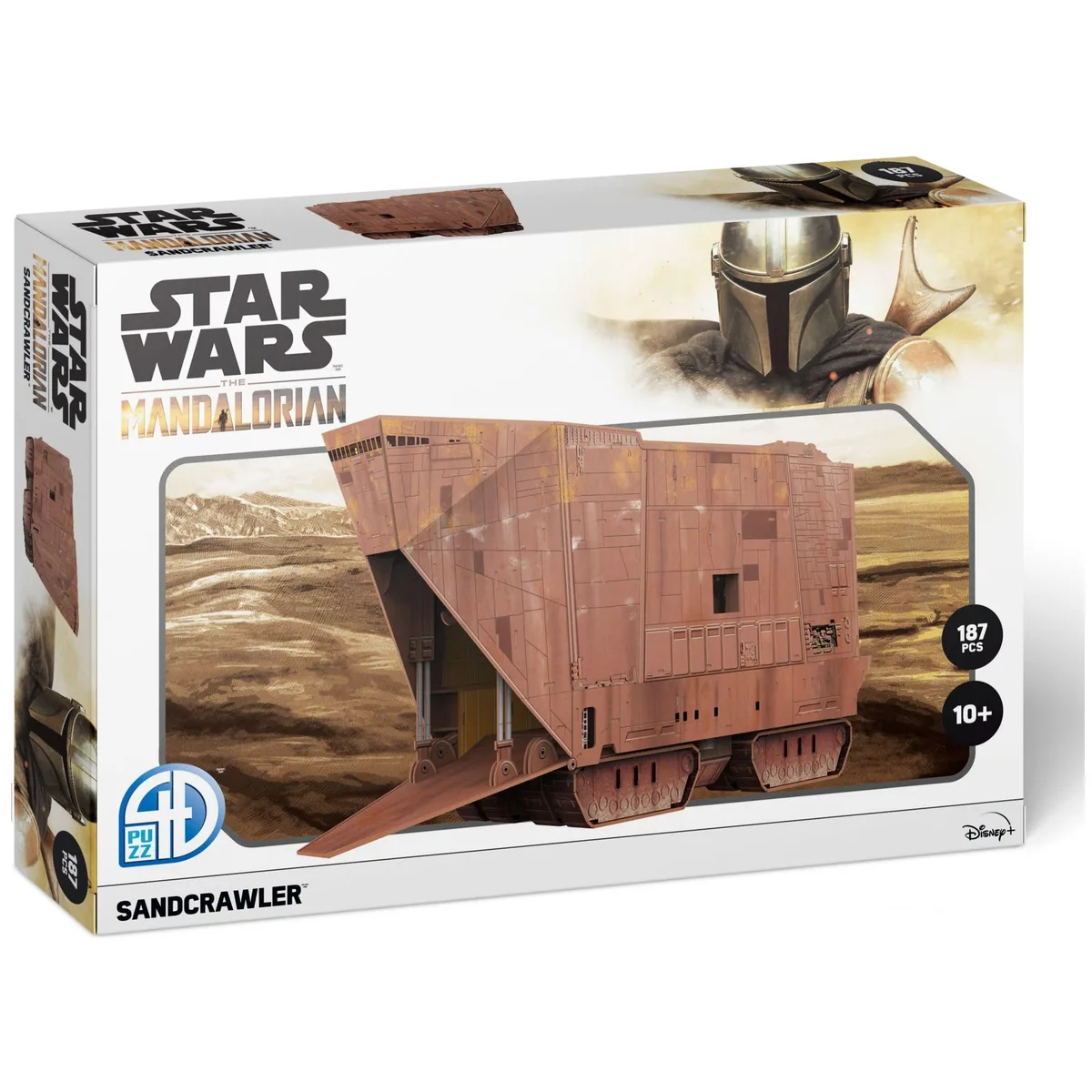 4D Cityscape 4D Cityscape Star Wars Mandalorian Sandcrawler 3D Puzzle 187 pcs 1:78 Scale — product photo