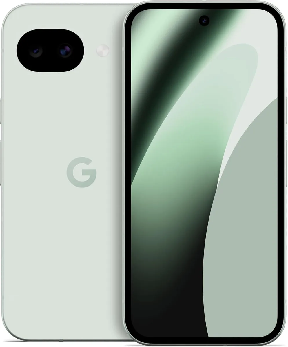 Google Google Pixel 10a Fog 128 GB cell phones - unlocked — product photo