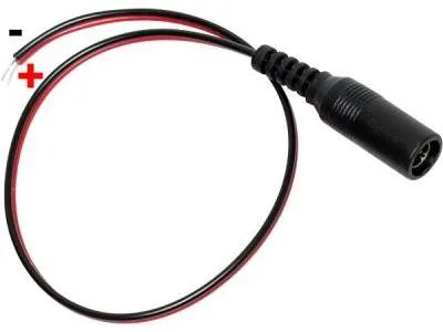 Bluecctv Bluecctv TR-PIGTAIL-F 2.1mm DC power female pigtail surveillance accessory — product photo