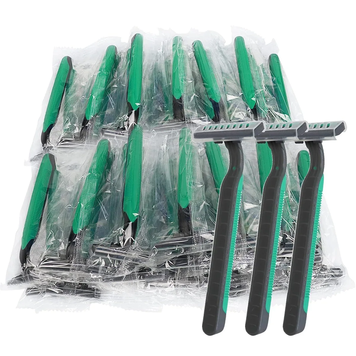 TAURKENAM TAURKENAM Disposable Razors Individually Wrapped 100 Pack — product photo
