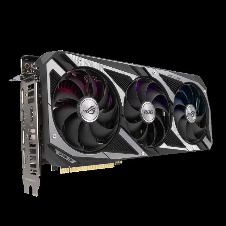 ASUS ASUS GeForce RTX 3060 OC 12GB GDDR6 ROG Strix graphics card — product photo