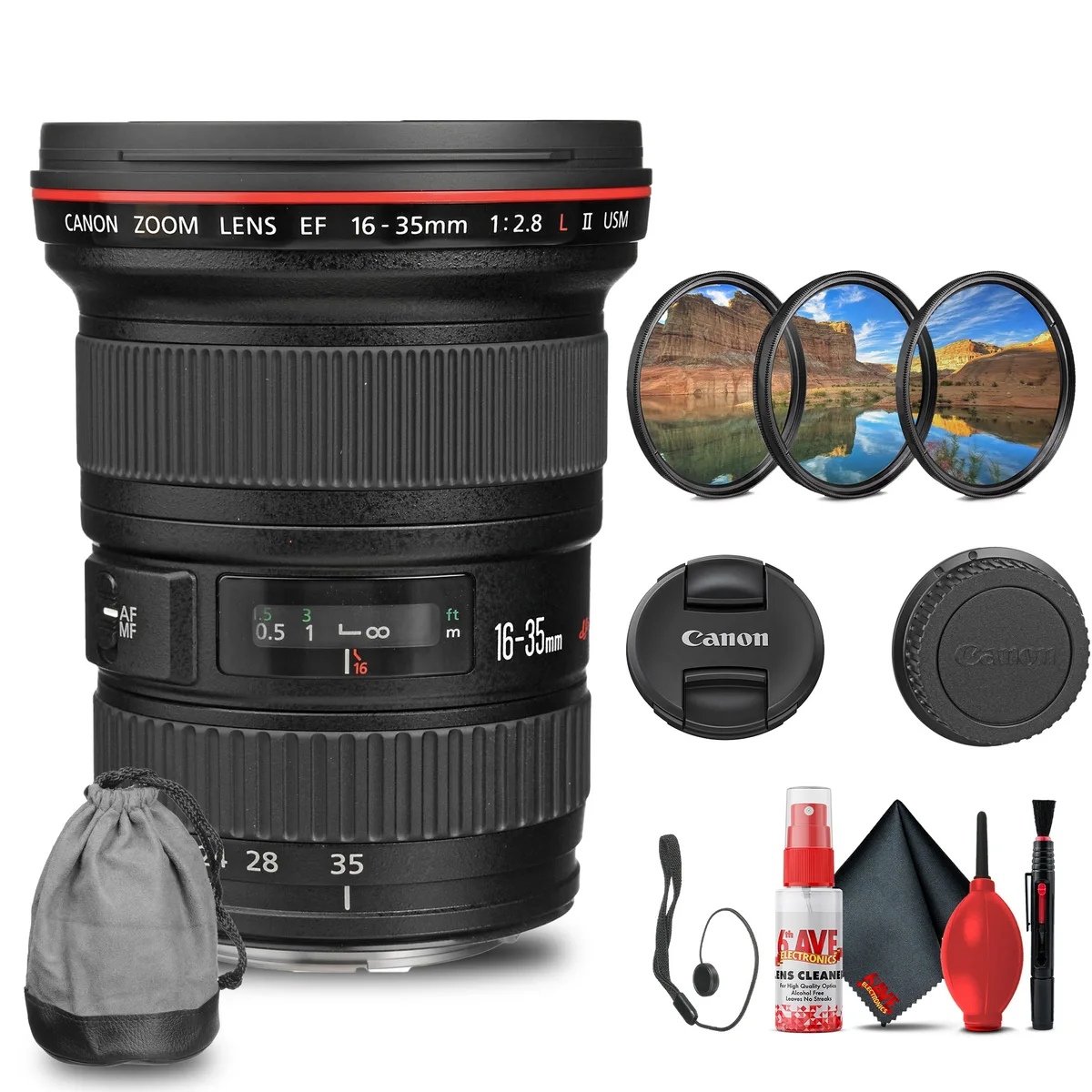 Canon Canon EF 16-35mm f/2.8L II USM Lens camera lens — product photo
