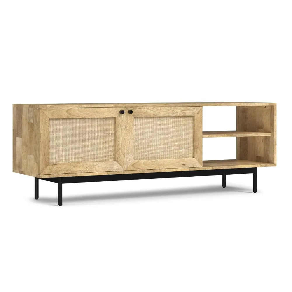tuphen tuphen Reeves TV Media Stand Natural 65 inch 220 lbs — product photo