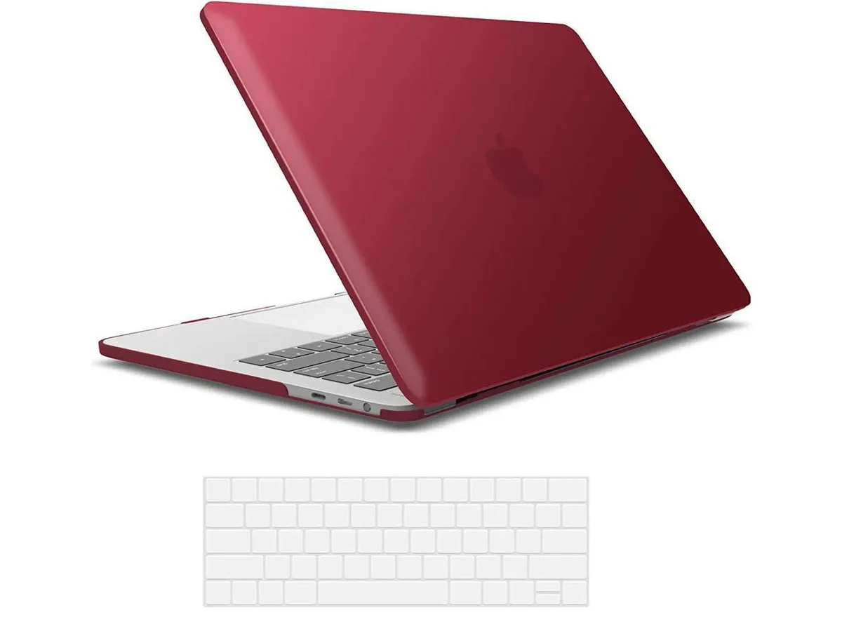 Werleo Werleo 15 Inch MacBook Pro Case A1990 A1707 Wine Red — product photo