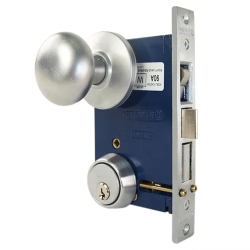 Marks USA Marks USA 22AC/26D-W RHR Satin Chrome Double Cylinder Mortise Door Lock — product photo