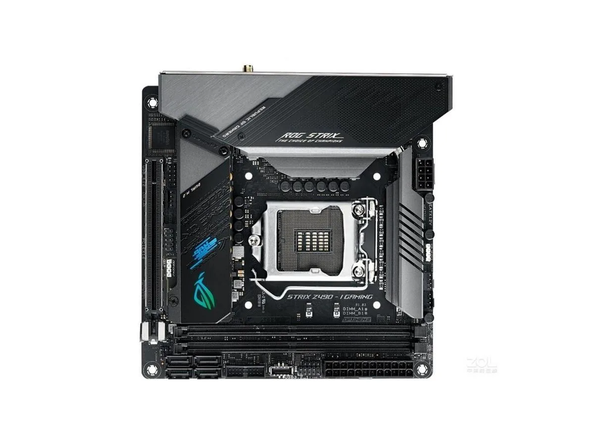 ASUS ASUS ROG STRIX Z490-I GAMING 64GB Mini-ITX Intel motherboard — product photo