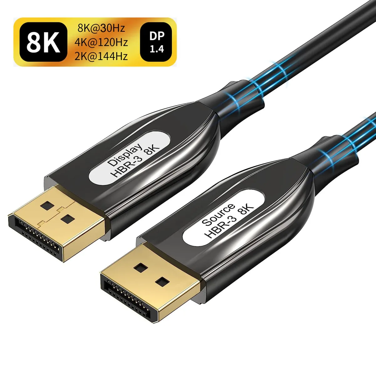 LUOM LUOM TJ-A013 8K DisplayPort 1.4 Fiber Cable 16 ft — product photo