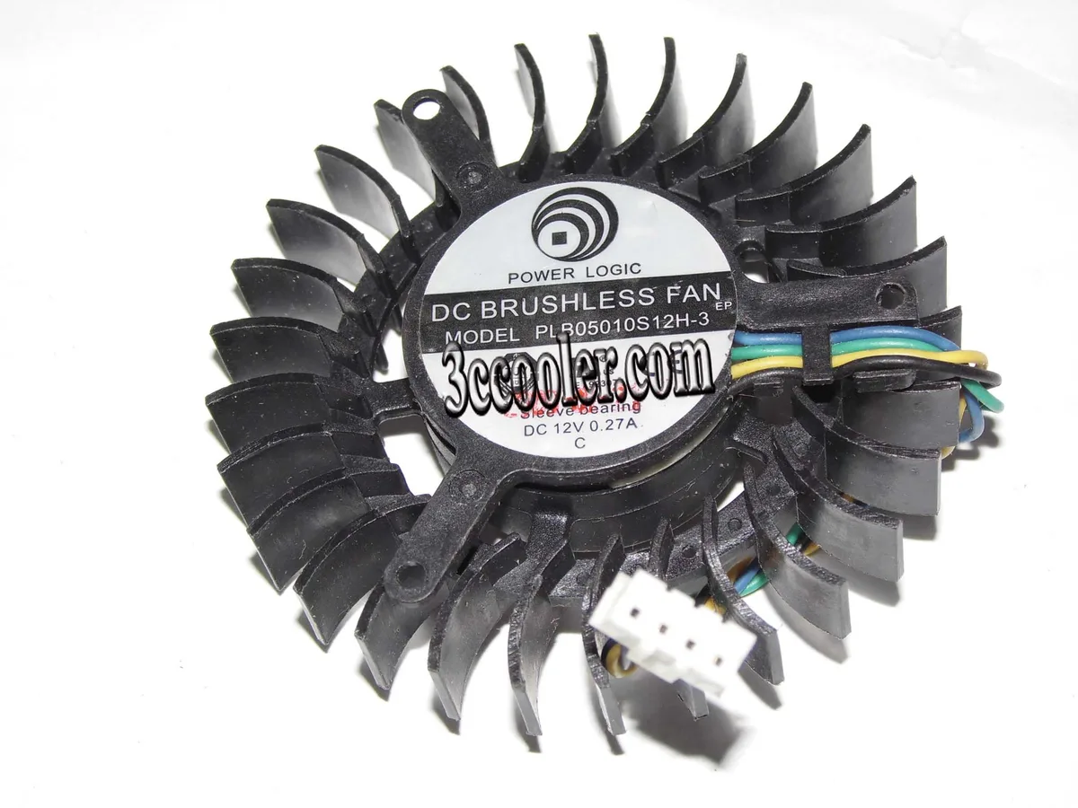 OEM Industries OEM Industries PLB05010S12H-3 12V .27A 4-pin VGA fan 9800GT 7800GTX graphics card cooler — product photo