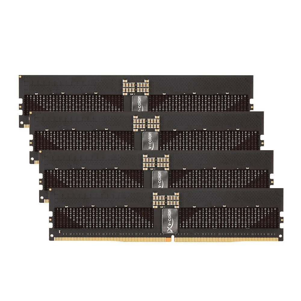 V-color V-color OC R-DIMM DDR5 64GB (16GBx4) 7200MHz CL34 1.40V ECC Registered TRA516G72S834Q — product photo