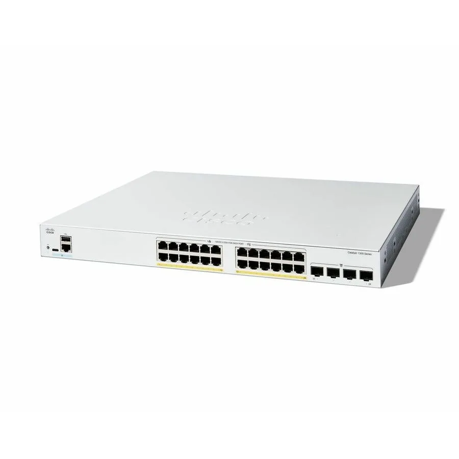 Cisco Systems, Inc. Cisco Systems, Inc. C1300-24FP-4G 24-port PoE+ network switch — product photo