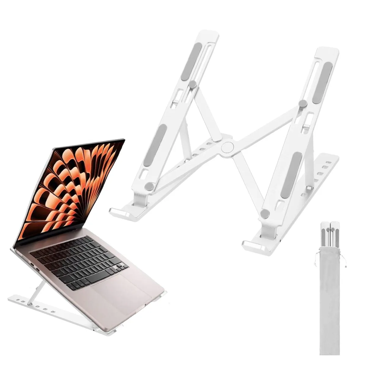 No Sew No Sew N3 Adjustable Laptop Stand Silver 10-15.6in — product photo