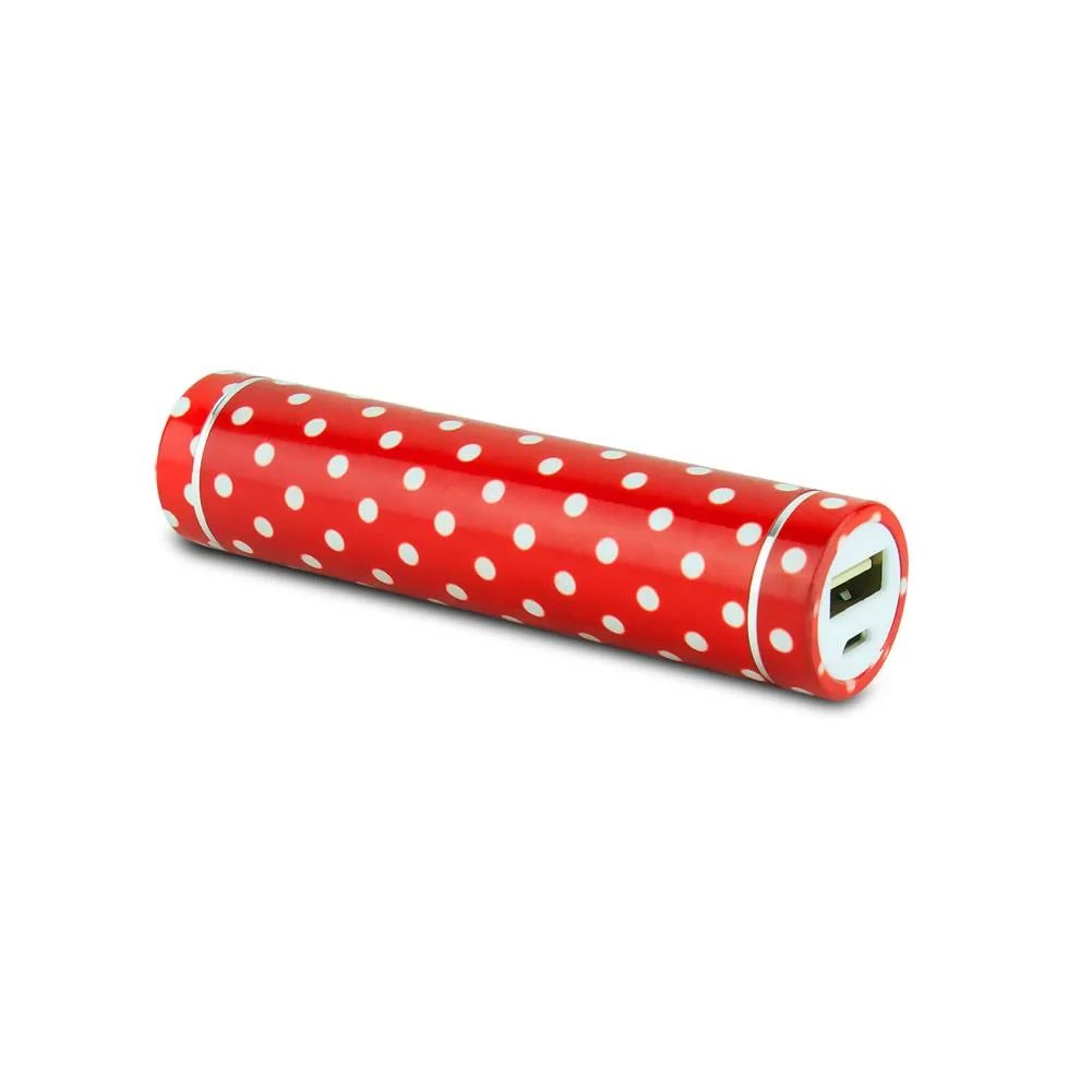 instaCharge instaCharge 3000mAh Portable Charger Polkadot — product photo