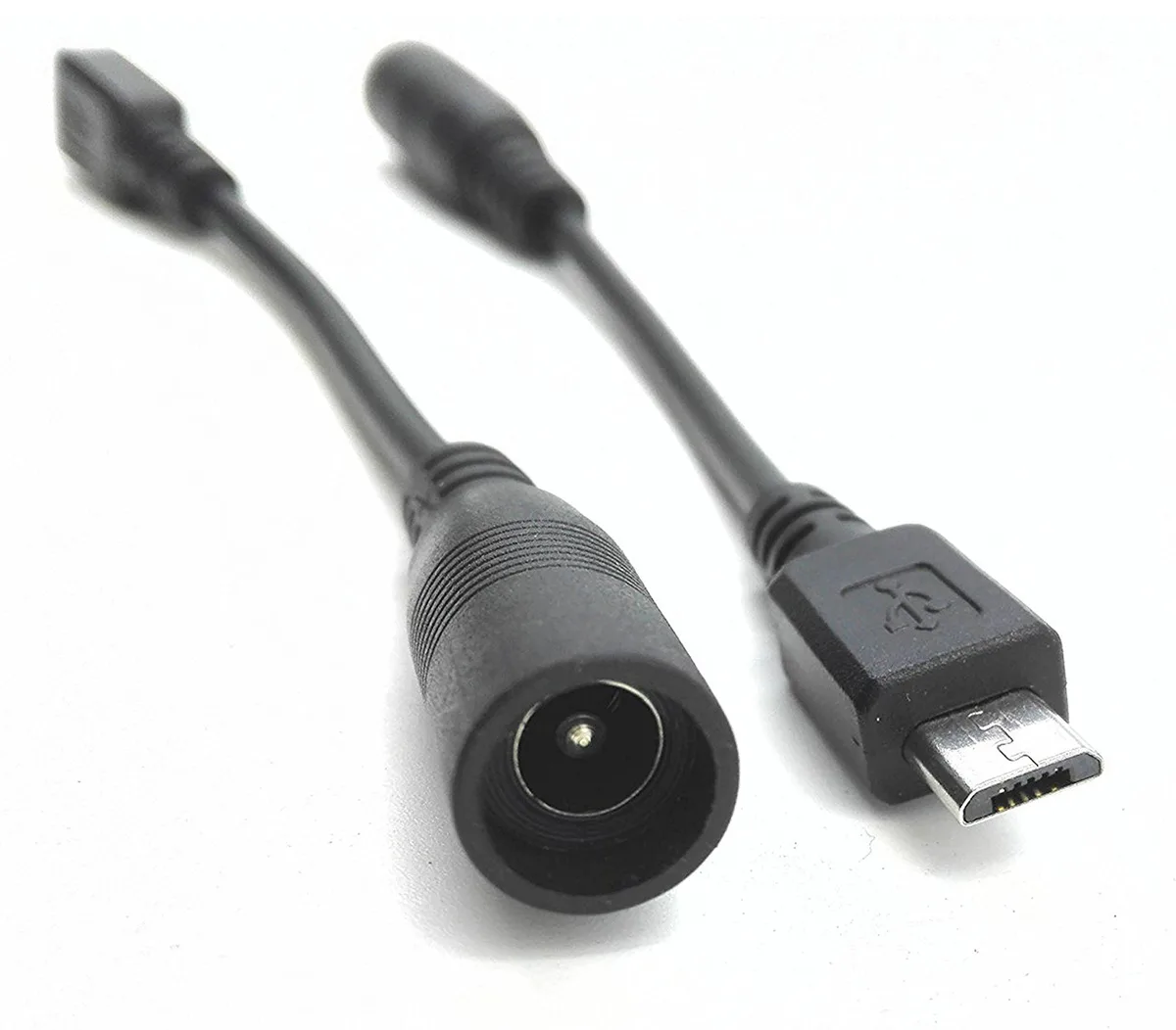 Vszerda Vszerda Micro USB M to 5.5x2.1mm F DC Power Cable 12cm — product photo