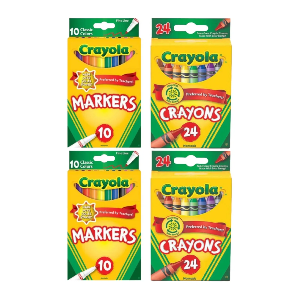 Crayola Crayola SP-53653191164222 Illustration Set 20 Fine Line Markers 48 Crayons — product photo