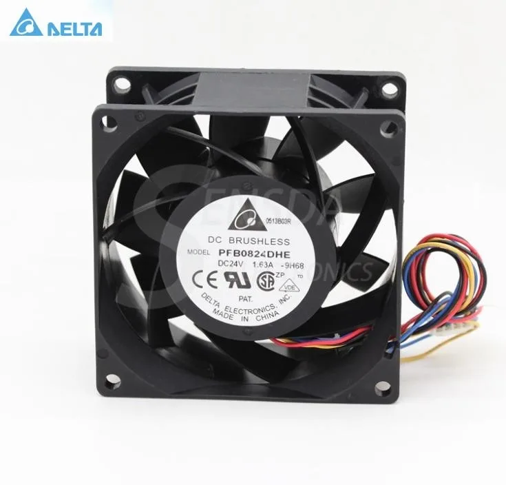 SXDOOL SXDOOL PFB0824DHE 80mm 24V 9000RPM PWM case fan — product photo