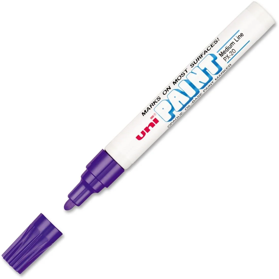 Rubbermaid Rubbermaid 63606DZ Uni-Ball Uni-Paint Oil-Based Medium Violet Marker 1 Dozen — product photo