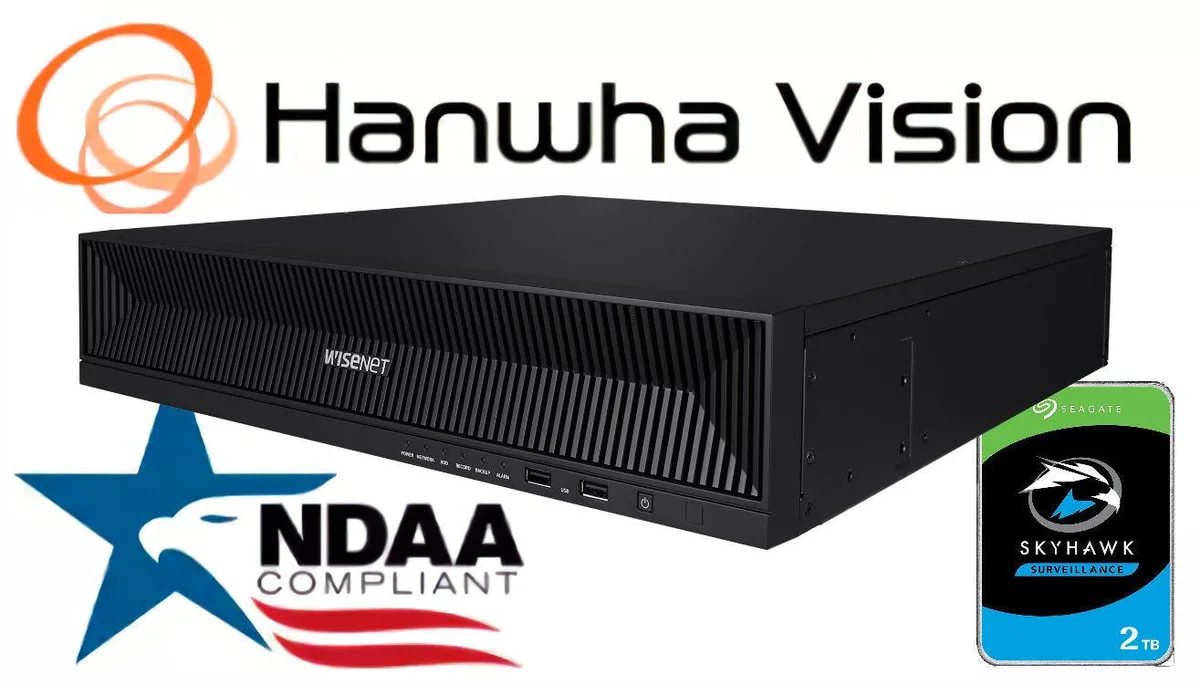 Hanwha Techwin Hanwha Techwin XRN-1620SB1 16 Channel 8K NVR 24 TB 2 TB HDD — product photo