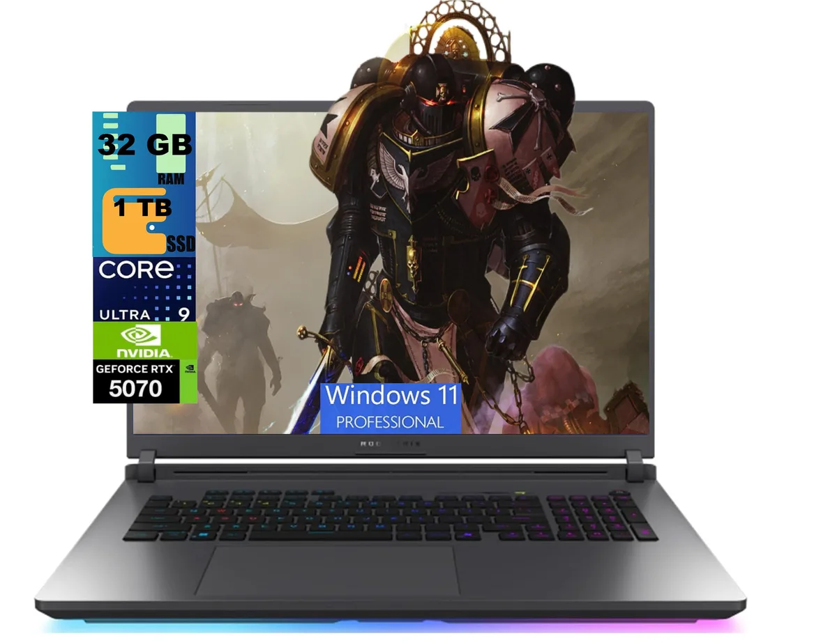 ASUS ASUS ROG Strix G18 gaming laptop 18" 240Hz Ultra 9 275HX RTX 5070 32GB 1TB — product photo