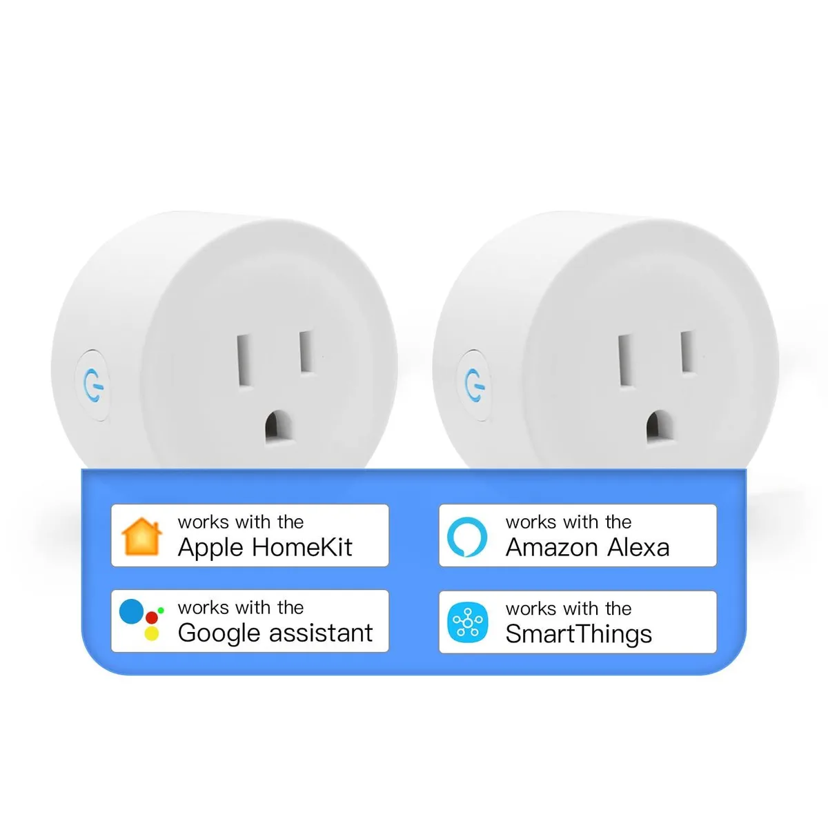  TP-LINK doit-ah1 smart plug 2-pack HomeKit Alexa Google 2.4 GHz .132 kg — product photo